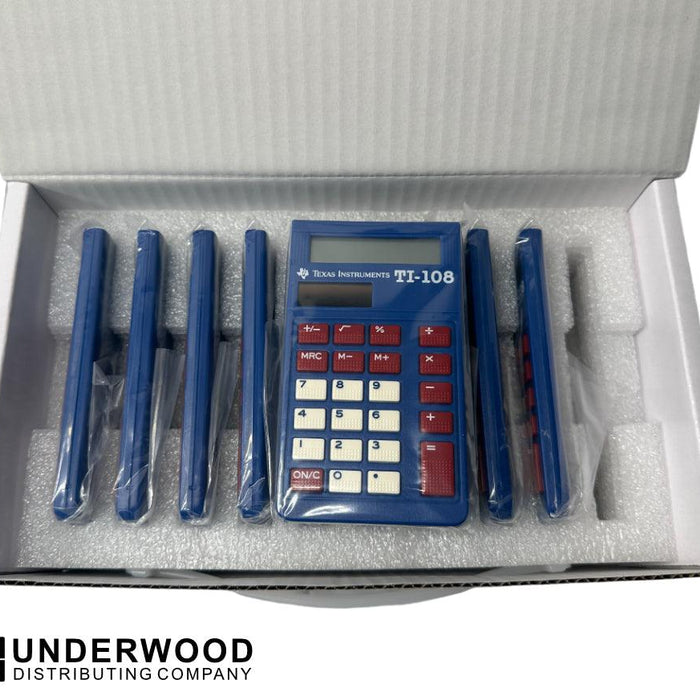 What's included in the Ti-108 Elementary Calculator Teacher Kit? - Underwood Distributing Co.