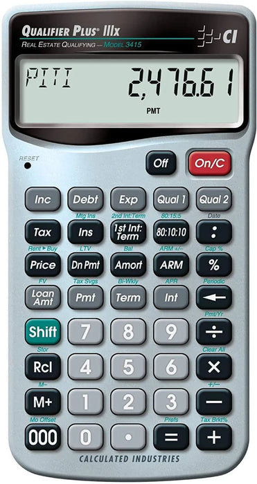 3415 Qualifier Plus® IIIx - Underwood Distributing Co.
