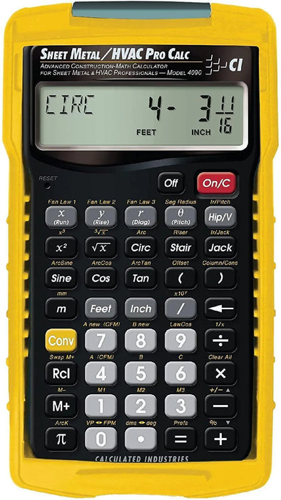 4090 Sheet Metal/HVAC Pro Calculator - Underwood Distributing Co.