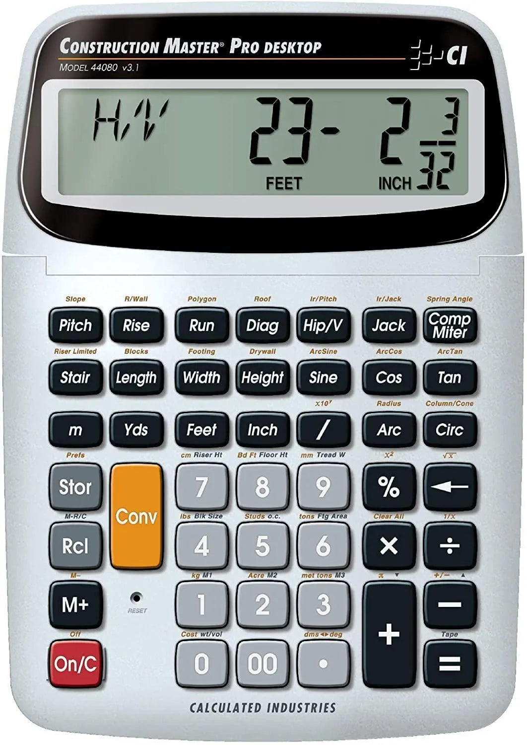 Calculated Industries 44080 Desktop Construction Calculator