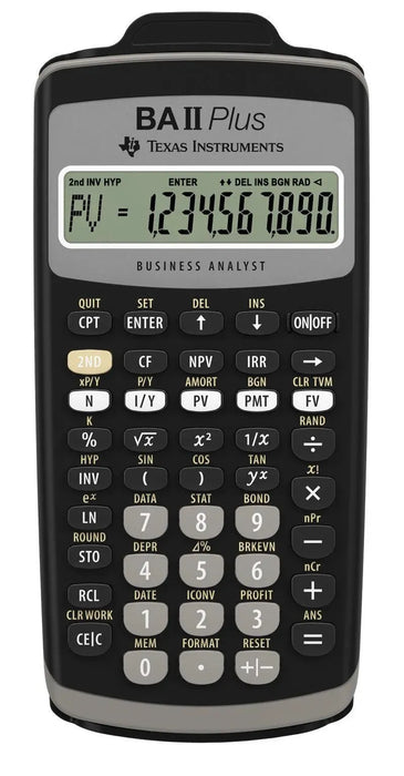 Open Box BA II Plus Financial Calculator - Underwood Distributing Co.
