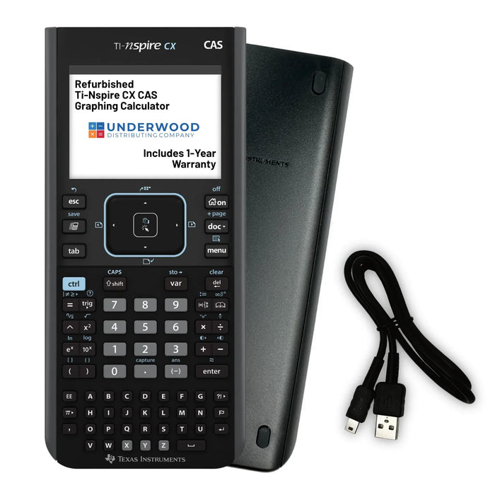 Refurbished Ti-Nspire CX CAS Graphing Calculator - Underwood Distributing Co.