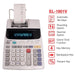 Sharp EL-1801V - 12 Digit Compact Printing Calculator - Underwood Distributing Co.
