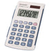 Sharp EL-243SB - 8 Digit Pocket Calculator with Hinged Hard Cover - Underwood Distributing Co.