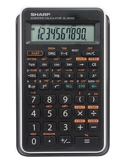 Sharp EL-501X2BWH - Scientific Calculator - Underwood Distributing Co.