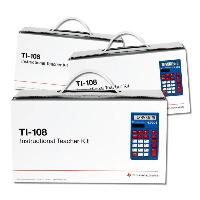 Ti-108 Elementary Calculator - Class Pack of 30 - Underwood Distributing Co.