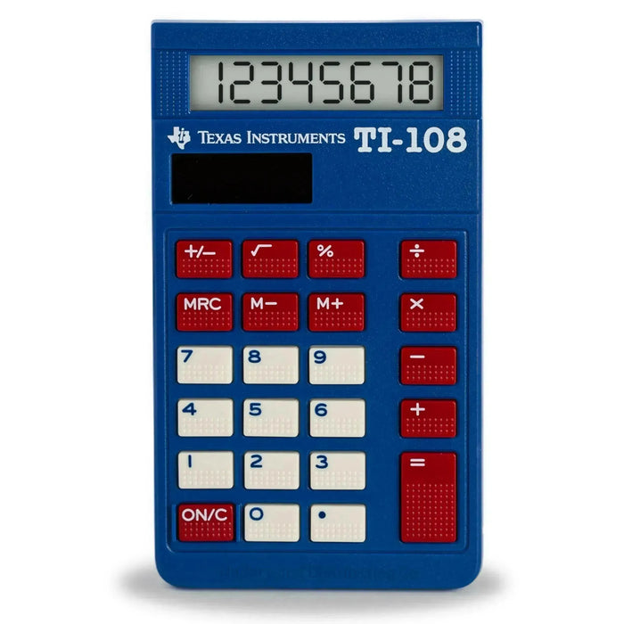 Ti-108 Elementary Calculator - Teacher's Pack of 10 - Underwood Distributing Co.