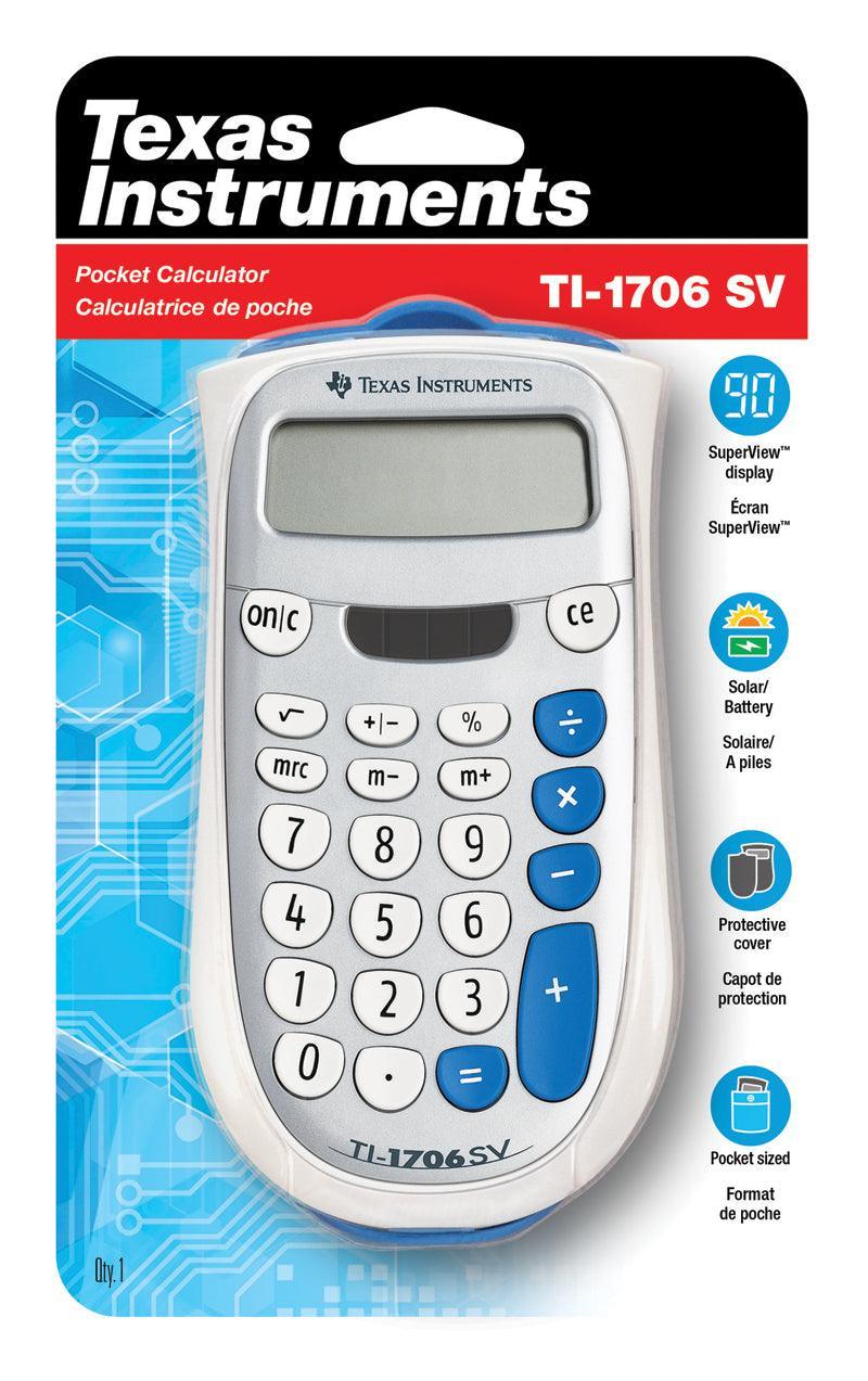 TI-1706 SV Basic Calculator - Underwood Distributing Co.