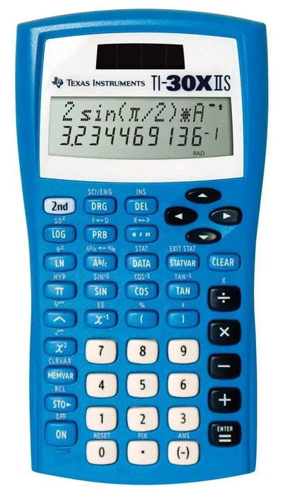 TI-30XIIS Scientific Calculator - Blue - Underwood Distributing Co.
