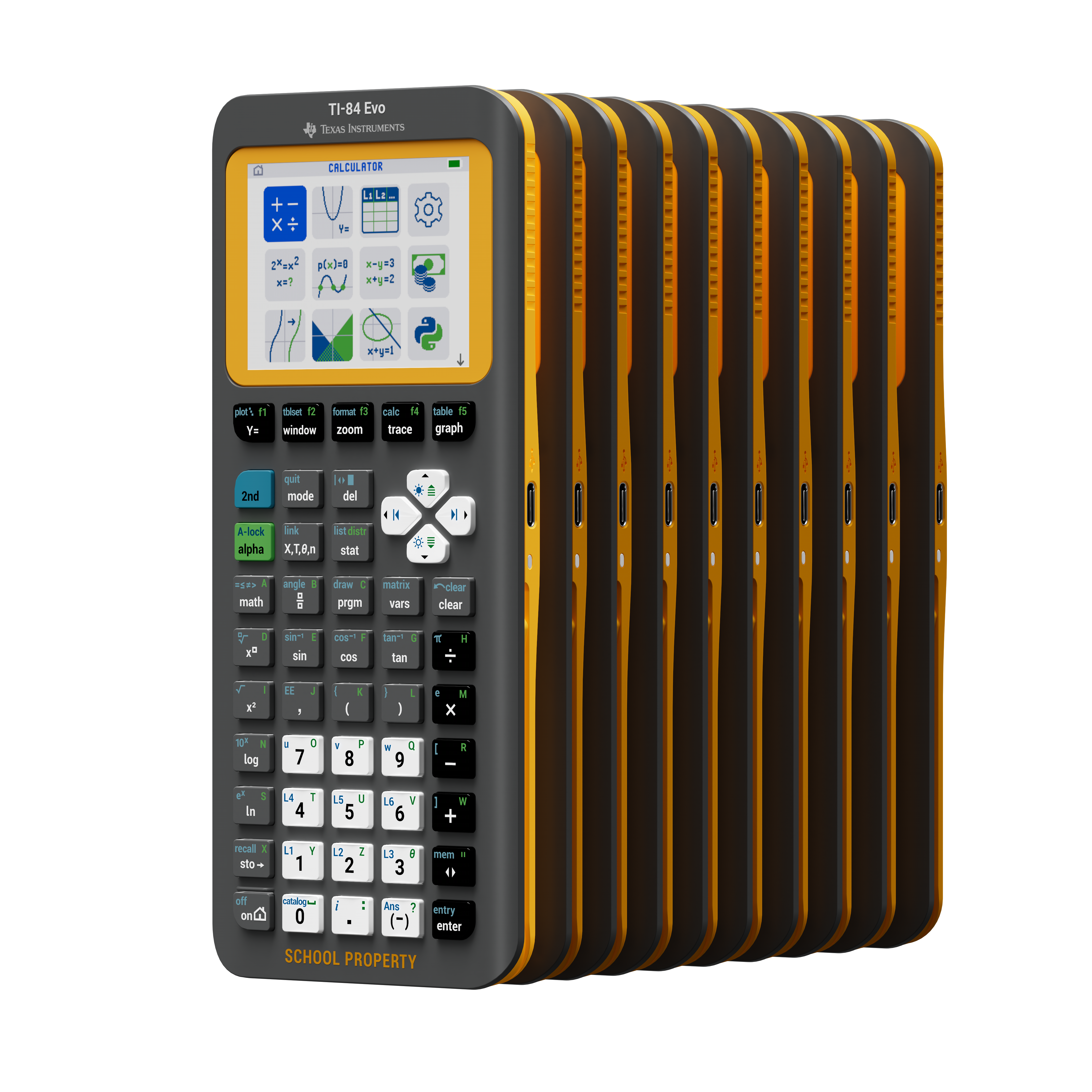 TI-84 Evo Graphing Calculator - 10 Pack (EZ-Spot) – Underwood