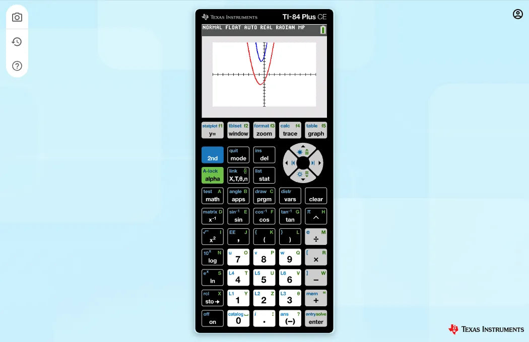 TI-84 Plus CE Online Calculator - Underwood Distributing Co.