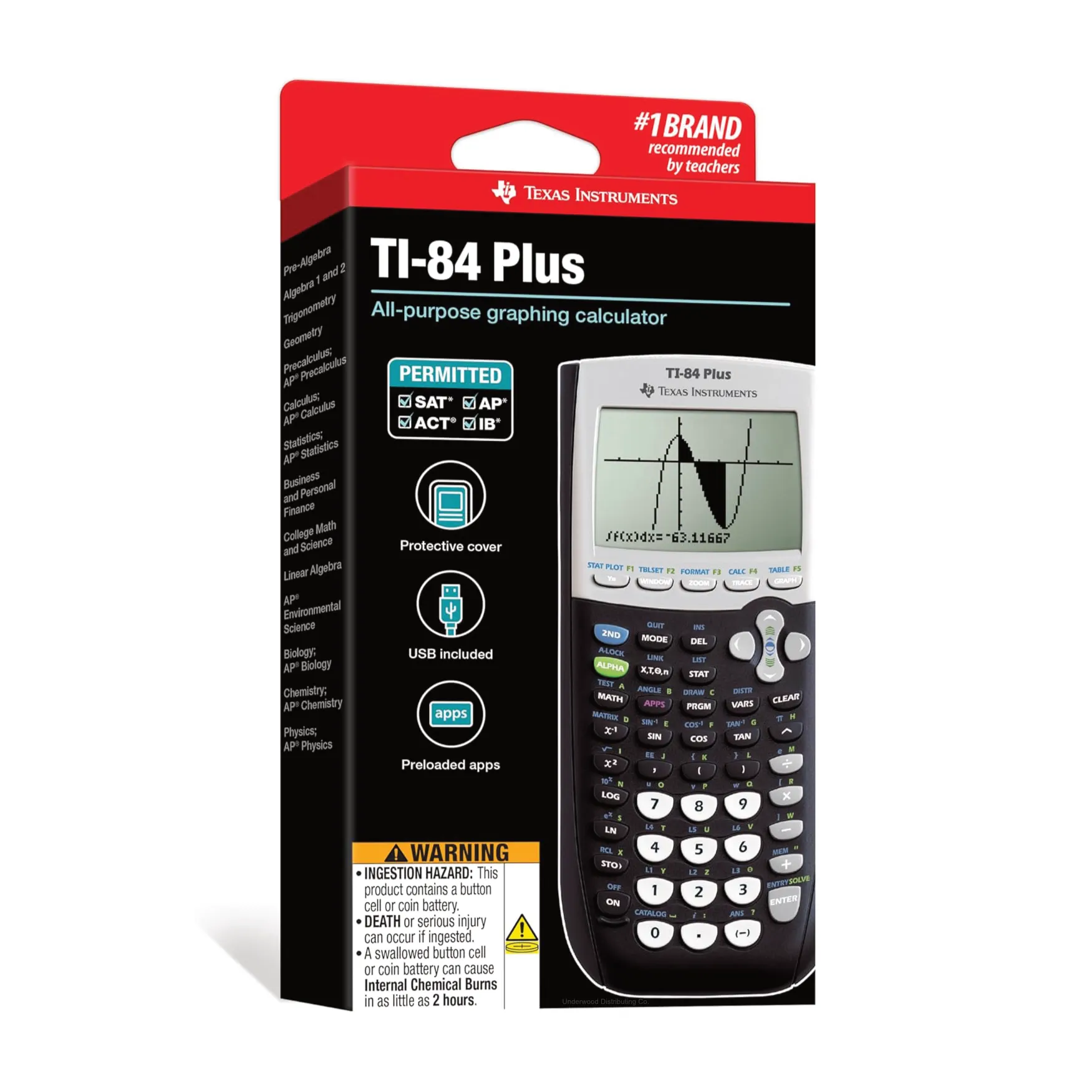 Ti-84 Plus Graphing Calculator – Underwood Distributing Co.