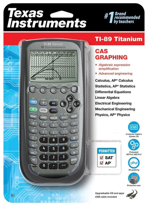 TI-89 Titanium Graphing Calculator - Underwood Distributing Co.