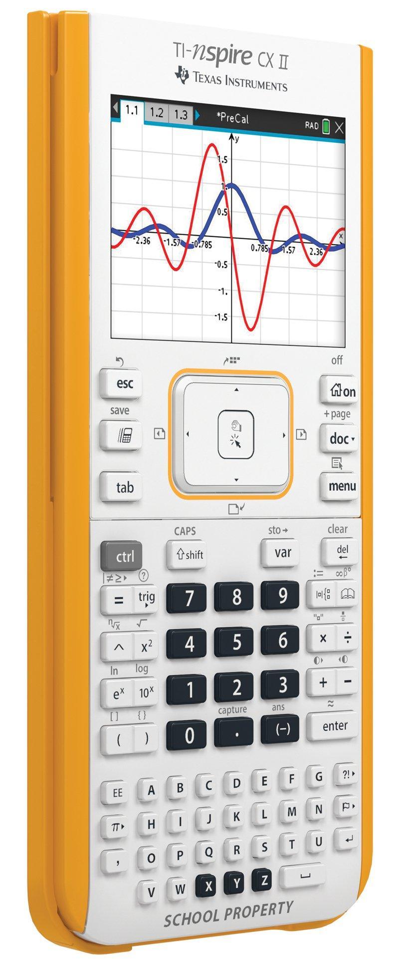 TI-Nspire CX II Graphing Calculator - Teacher's Pack of 10 - Underwood Distributing Co.