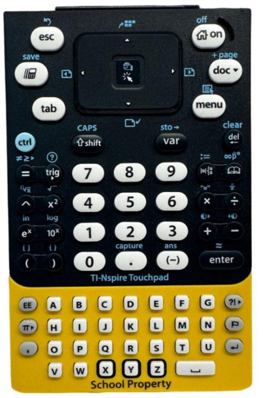 Texas Instruments TI-Nspire Touchpad Black School Property Key Pad - Underwood Distributing Co.
