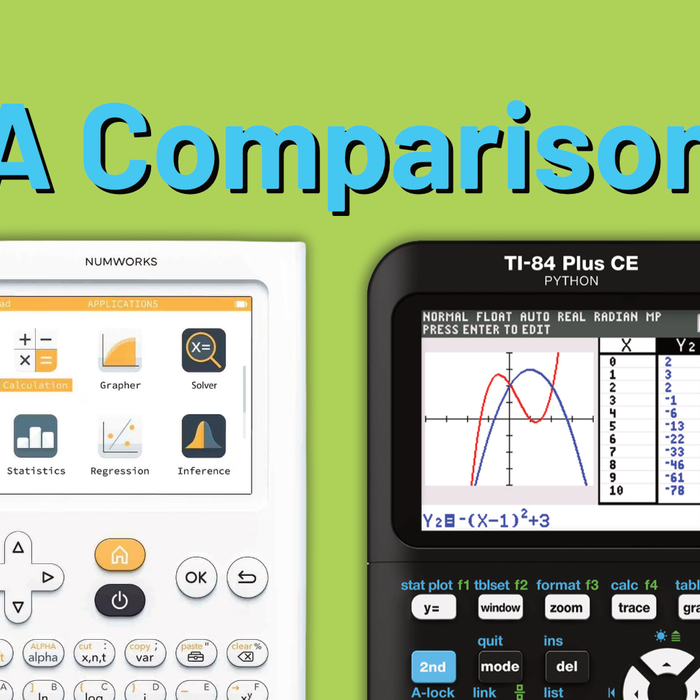 Comparing the NumWorks and Ti-84 Plus CE Graphing Calculators