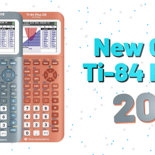 New Ti-84 Plus CE Colors for 2025