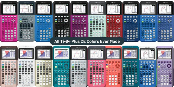All Texas Instruments Ti-84 Plus CE Colors Ever Made – Underwood ...