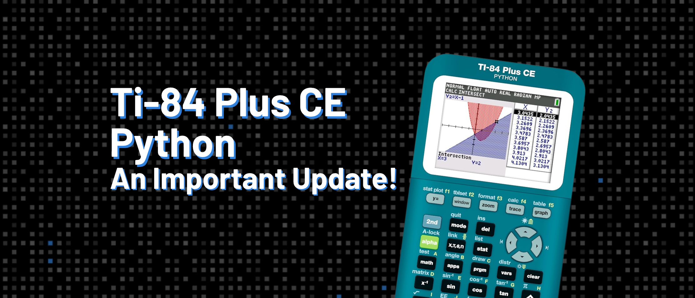 An Important Update for the Ti-84 Plus CE Python - Underwood Distributing Co.
