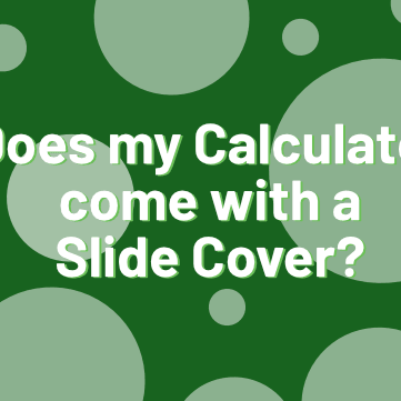 Which Texas Instruments Calculators Come with Slide Covers? - Underwood Distributing Co.
