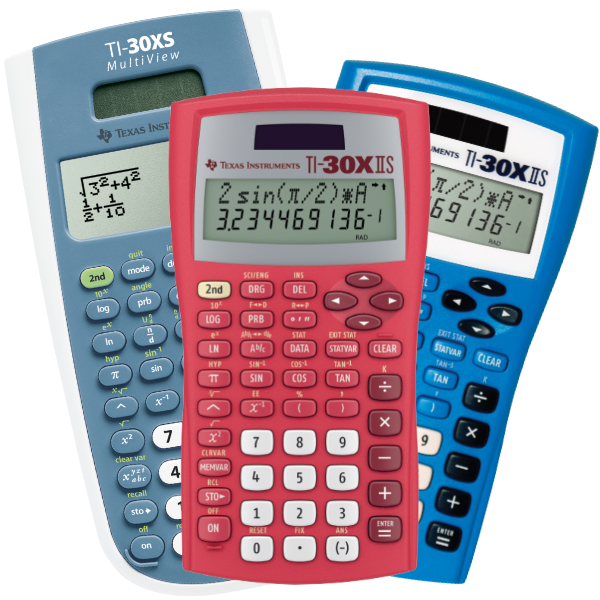 Texas Instruments scientific calculators assortment at Underwood Distributing Co.