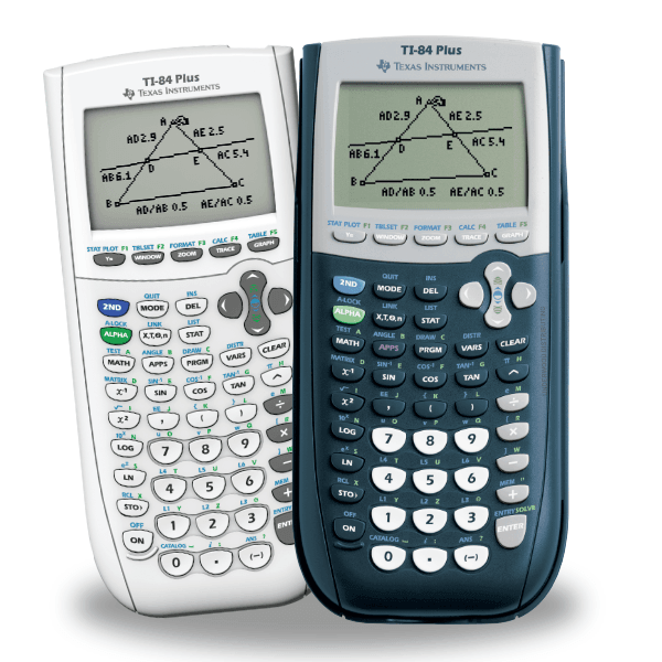 Texas Instruments TI-84 Plus calculators with graphing displays from Underwood Distributing Co.
