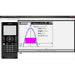TI-Nspire CX CAS calculator and math graph displayed in TI-Nspire Navigator Teacher Software