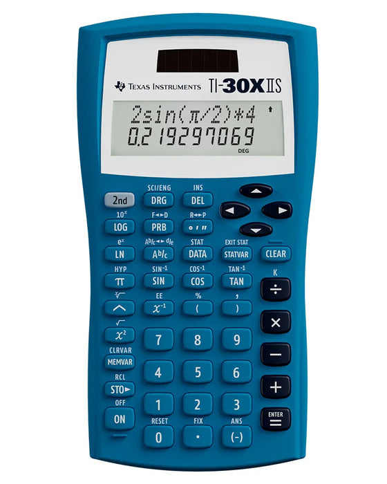 TI-30XIIS Scientific Calculator - Blue