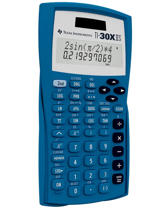 TI-30XIIS Scientific Calculator - Blue