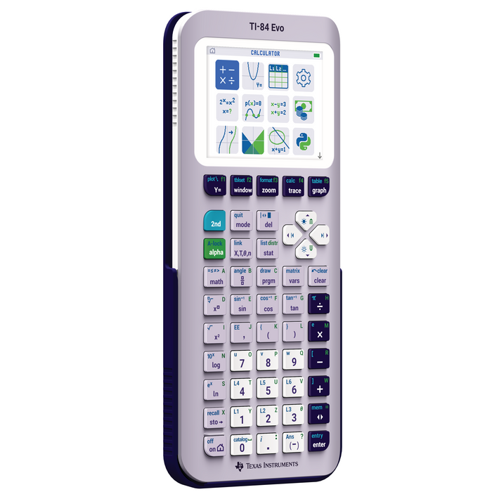 TI-84 Evo Graphing Calculator - Lavender - Underwood Distributing Co.