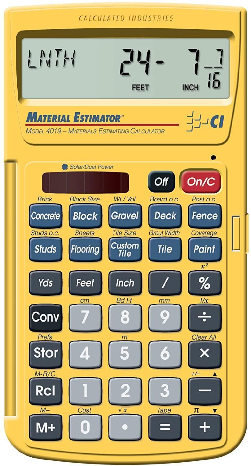 4019 Material Estimator™ - Underwood Distributing Co.