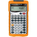 Construction Master Pro Trig Model 4080 calculator with orange case and large display