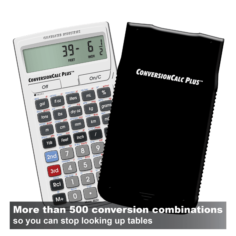 8030 ConversionCalc Plus™ - Underwood Distributing Co.
