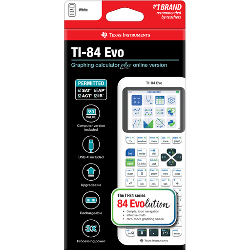 TI-84 Evo Graphing Calculator - Underwood Distributing Co.