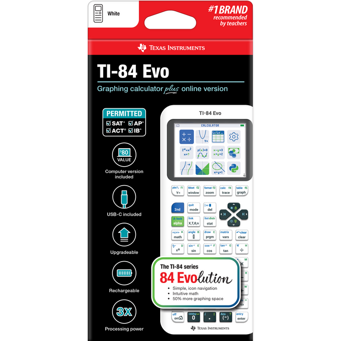 TI-84 Evo Graphing Calculator - Underwood Distributing Co.