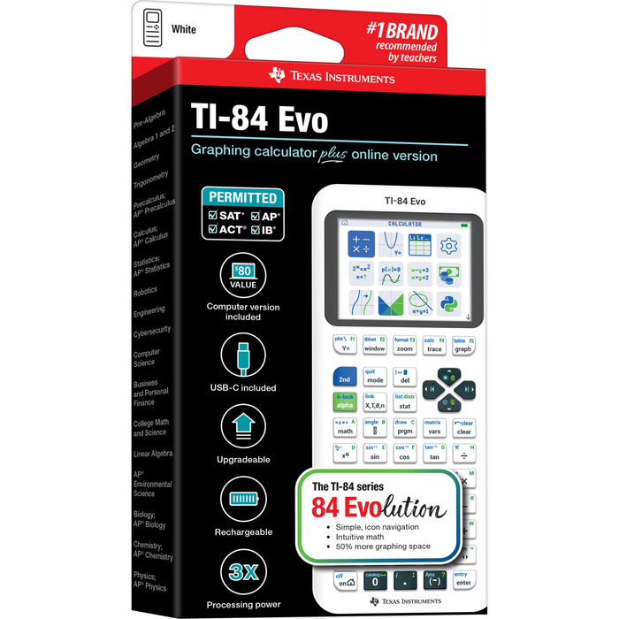 TI-84 Evo Graphing Calculator - Underwood Distributing Co.
