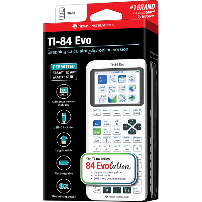 TI-84 Evo Graphing Calculator - Underwood Distributing Co.