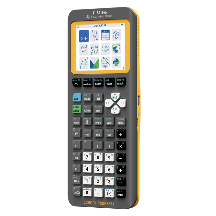 TI-84 Evo Graphing Calculator - Teacher's Pack of 10 (EZ-Spot) - Underwood Distributing Co.
