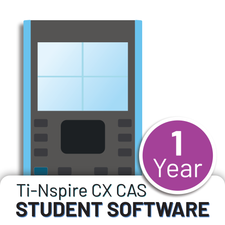 Texas Instruments TI-Nspire CX CAS Student Software - 1-Year