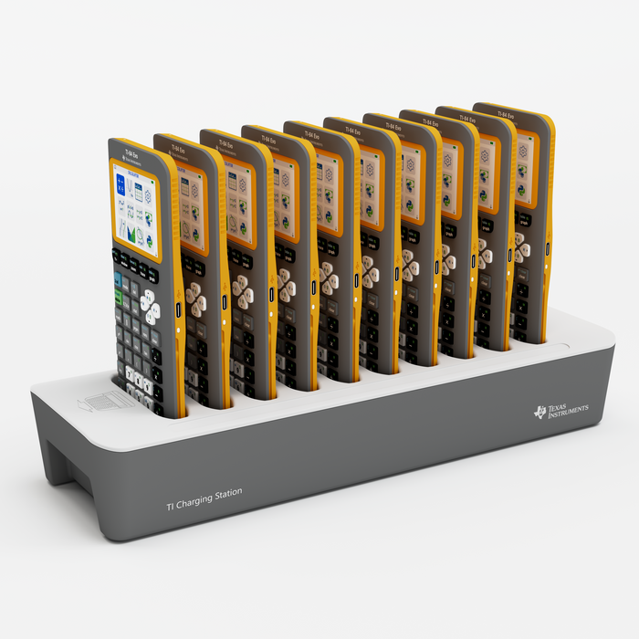 TI-84 Evo Graphing Calculator - Teacher's Pack of 10 (EZ-Spot) - Underwood Distributing Co.