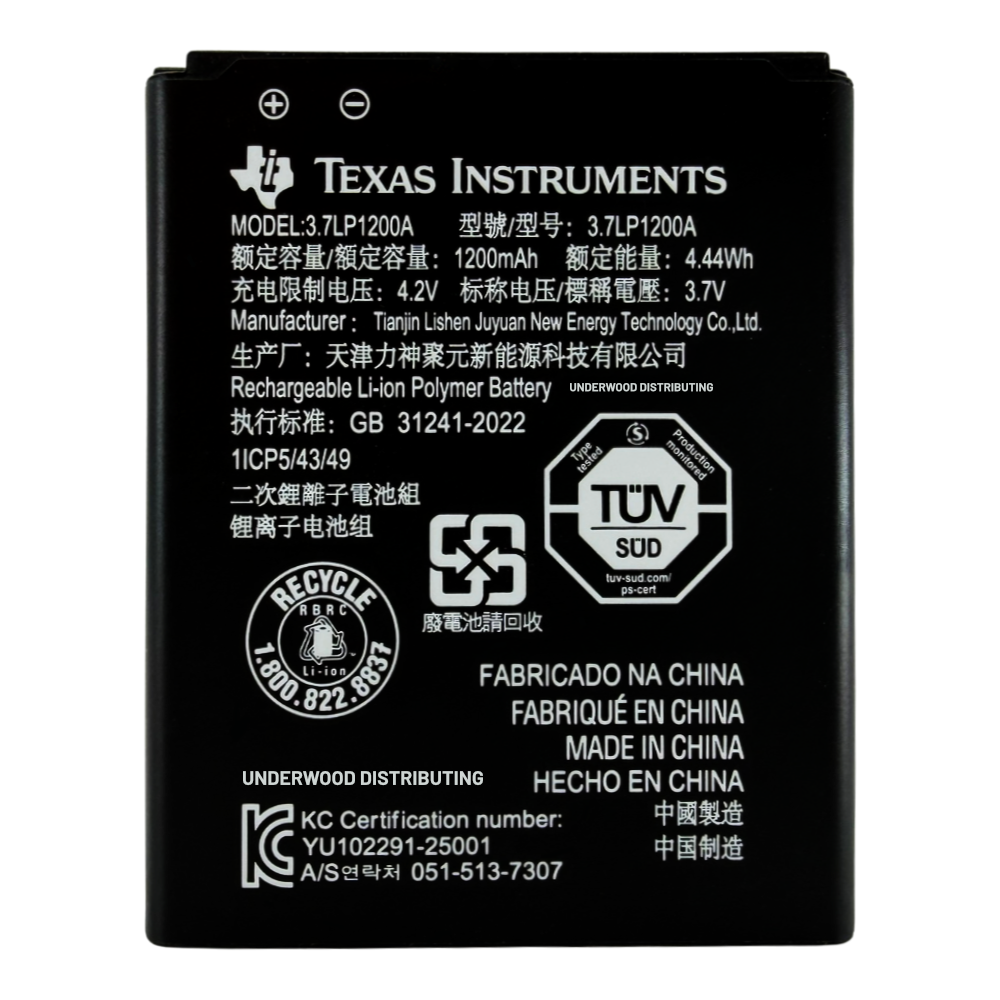 Replacement Battery for the Ti-84 Plus CE Graphing Calculator