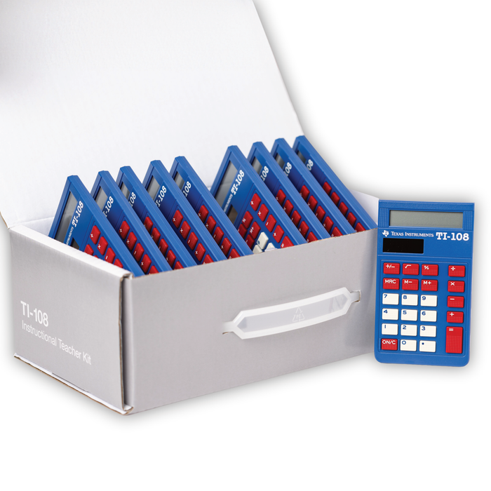 Ti-108 Elementary Calculator - Teacher's Pack of 10