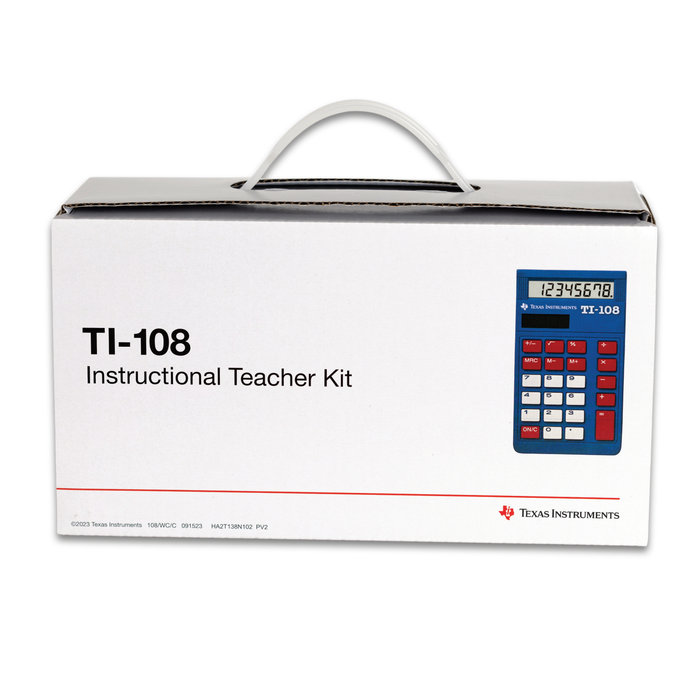 Ti-108 Elementary Calculator - Teacher's Pack of 10