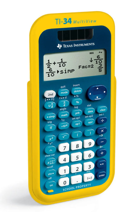 TI-34 MultiView Scientific Calculator EZSpot (Bulk Packaging)