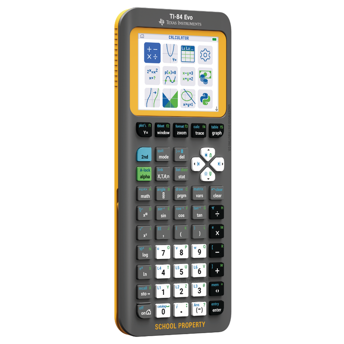 TI-84 Evo EZSpot Graphing Calculator - Single Unit - Underwood Distributing Co.