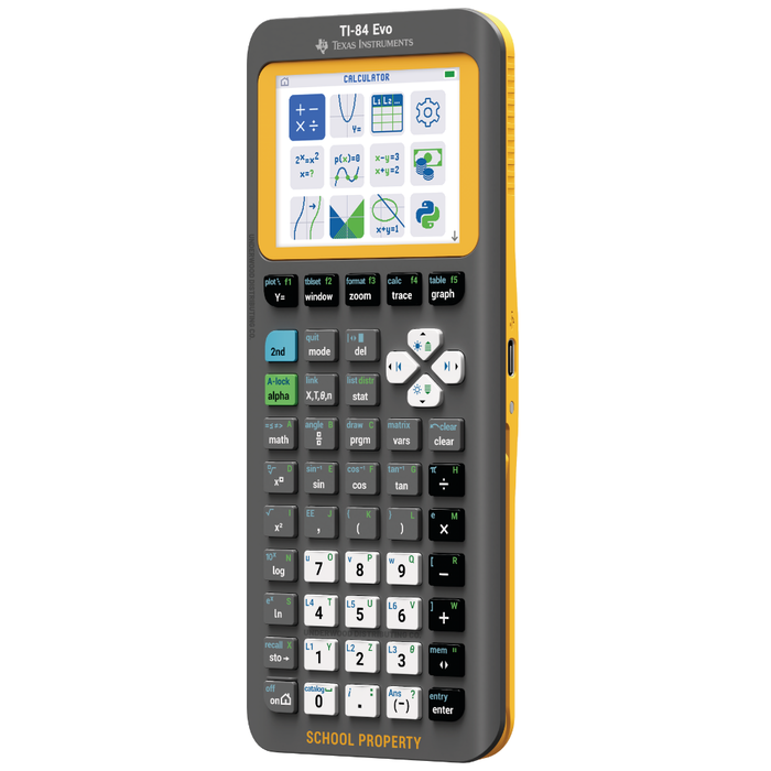 TI-84 Evo EZSpot Graphing Calculator - Single Unit - Underwood Distributing Co.