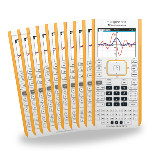 TI-Nspire CX II Graphing Calculator - 10-Pack (EZ-Spot) - Underwood Distributing Co.