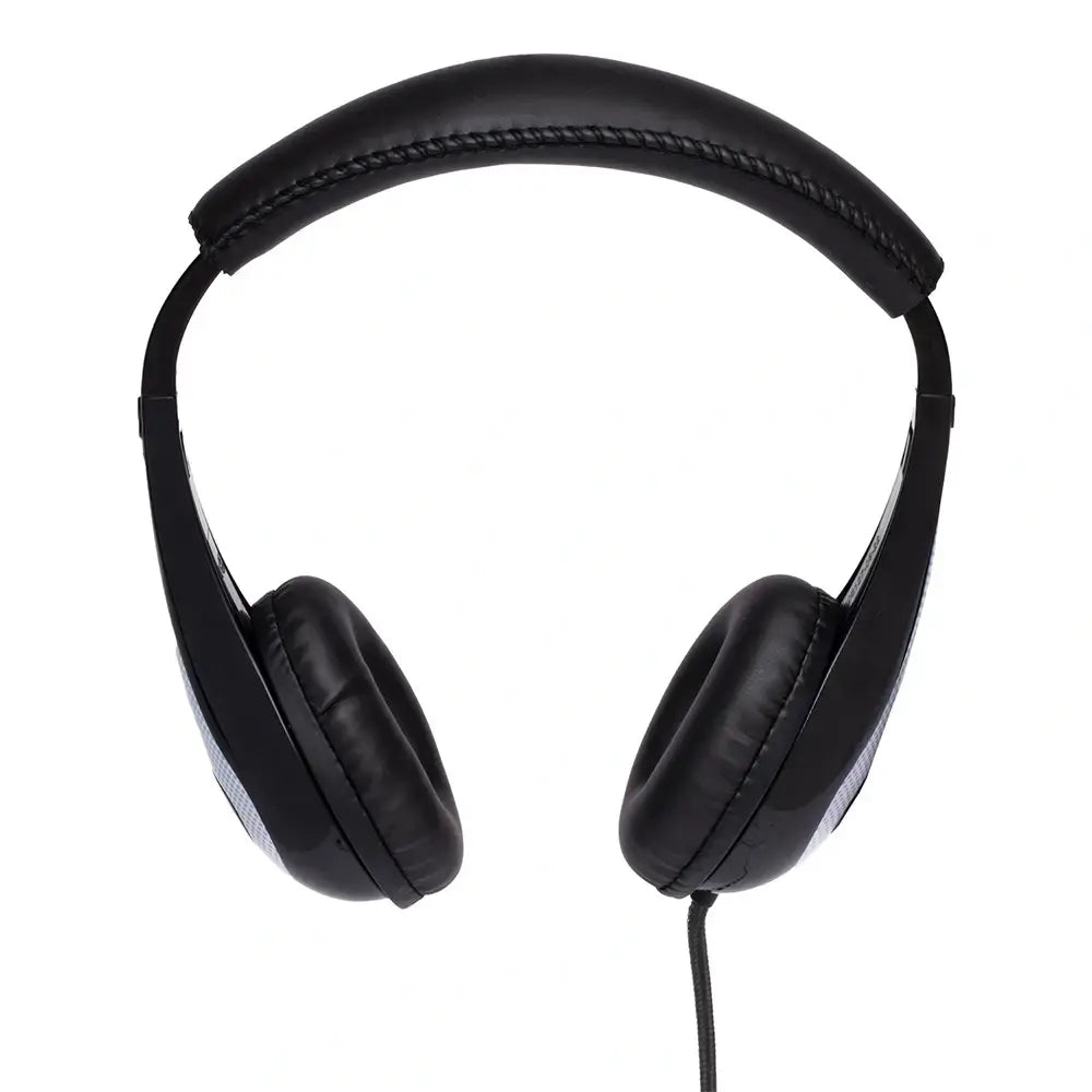 Avid Education AE-35 Light Weight Headphone with Braided Nylon Cord, White - Underwood Distributing Co.