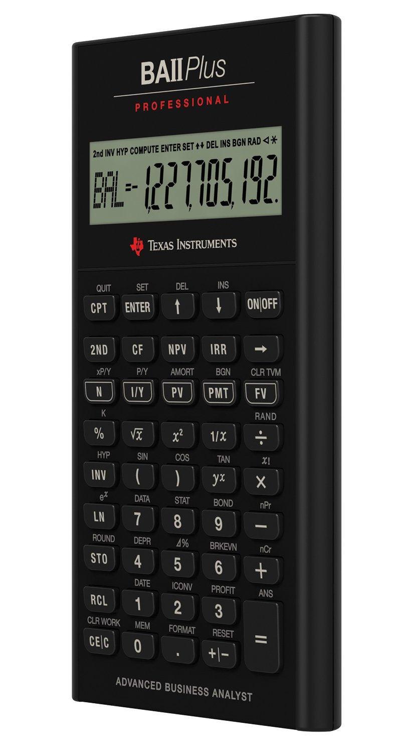 BA II Plus Professional Financial Calculator - Underwood Distributing Co.