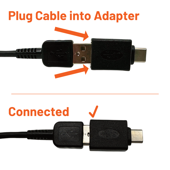 CalcPop USB-C Adapter for Texas Instruments Graphing Calculators - Underwood Distributing Co.